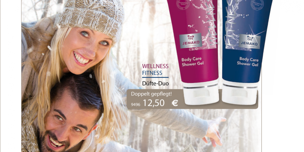 jemako_sonderaktion_Weihnachten_2014_Wellness+Fitness=9496+9498+9494_20141024 jemako_sonderaktion_Weihnachten_2014_Wellness+Fitness=9496+9498+9494=Waschtropfen (Öse in blau oder pink/magenta)und Showergel (2 Düfte, Wellness+Fitness)